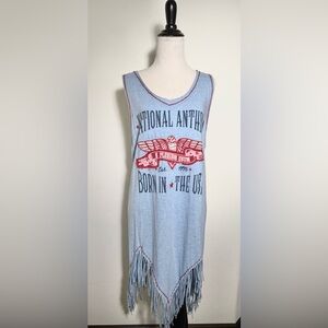 Double D Ranch Anthem Tank - Bandana Blue 1x